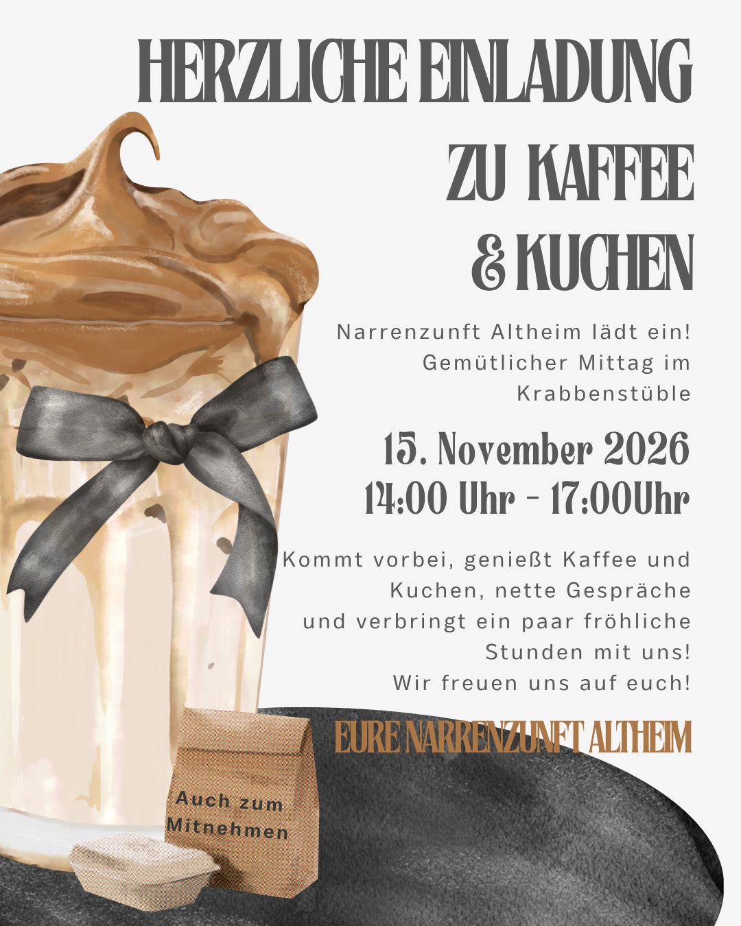 Stammtisch Kaffe und Kuchen 15.11.2026